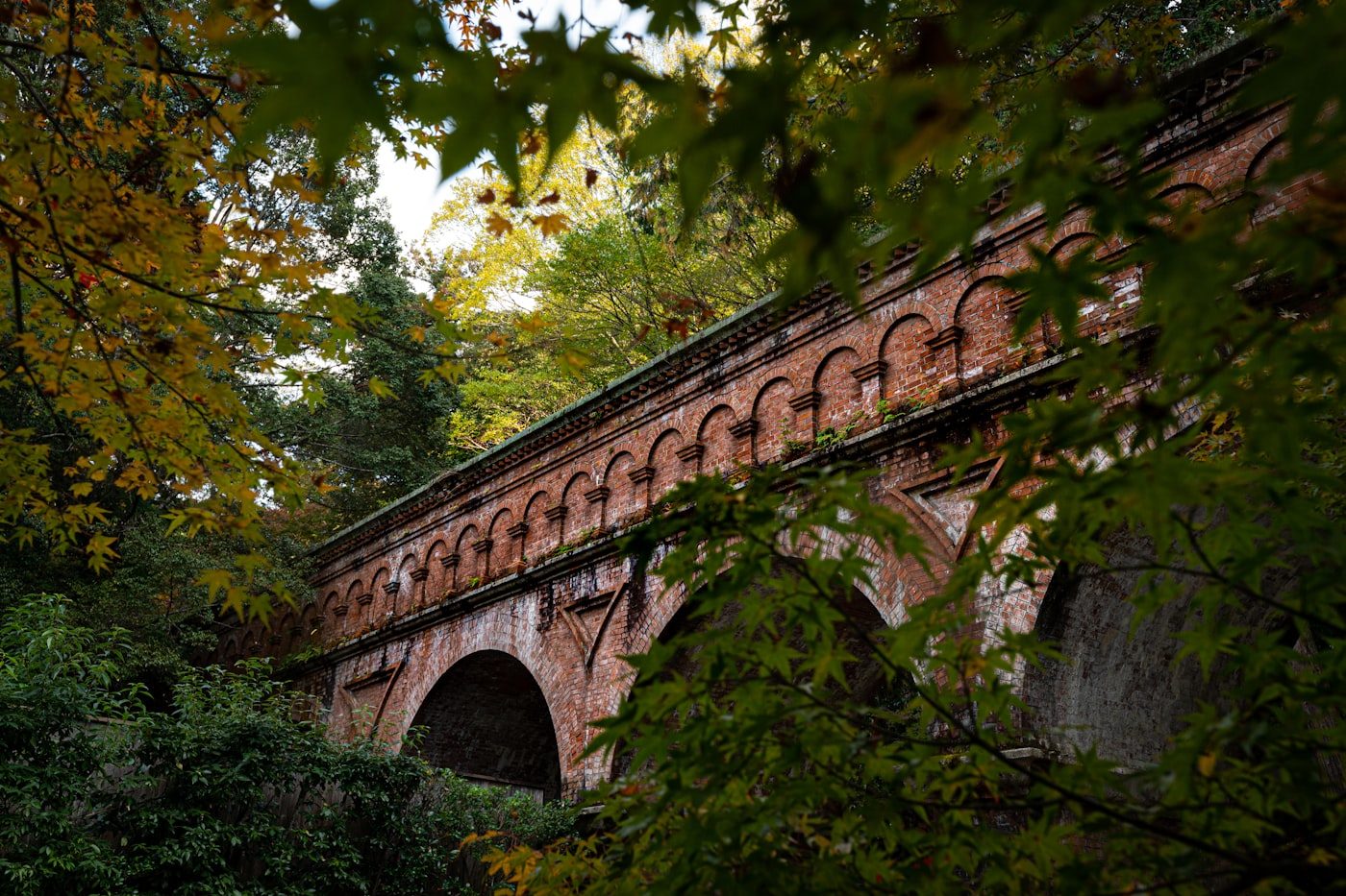 The red-brick Lake Biwa aqueduct at Nanzen-ji